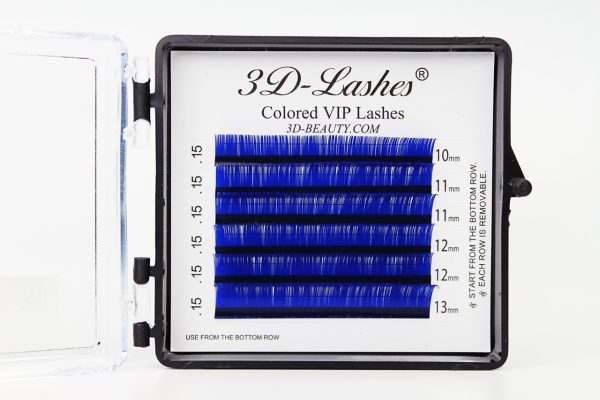 Colored Lashes - 1/2 Tray