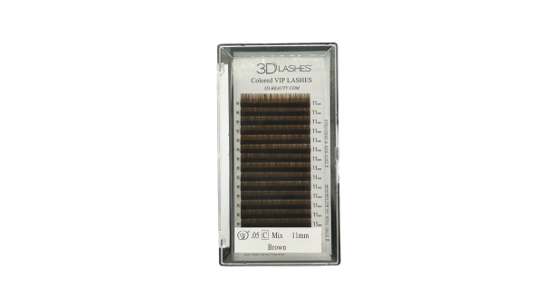 Two-Tone and Brown Lashes